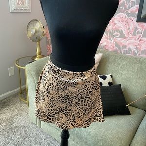 Forever 21  silk mini skirt Xs